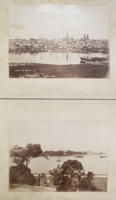 Lot 4 - Australia. An album of photographs of Australia and Tasmania