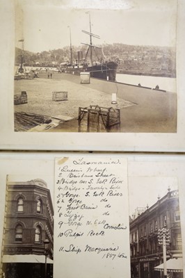 Lot 4 - Australia. An album of photographs of Australia and Tasmania