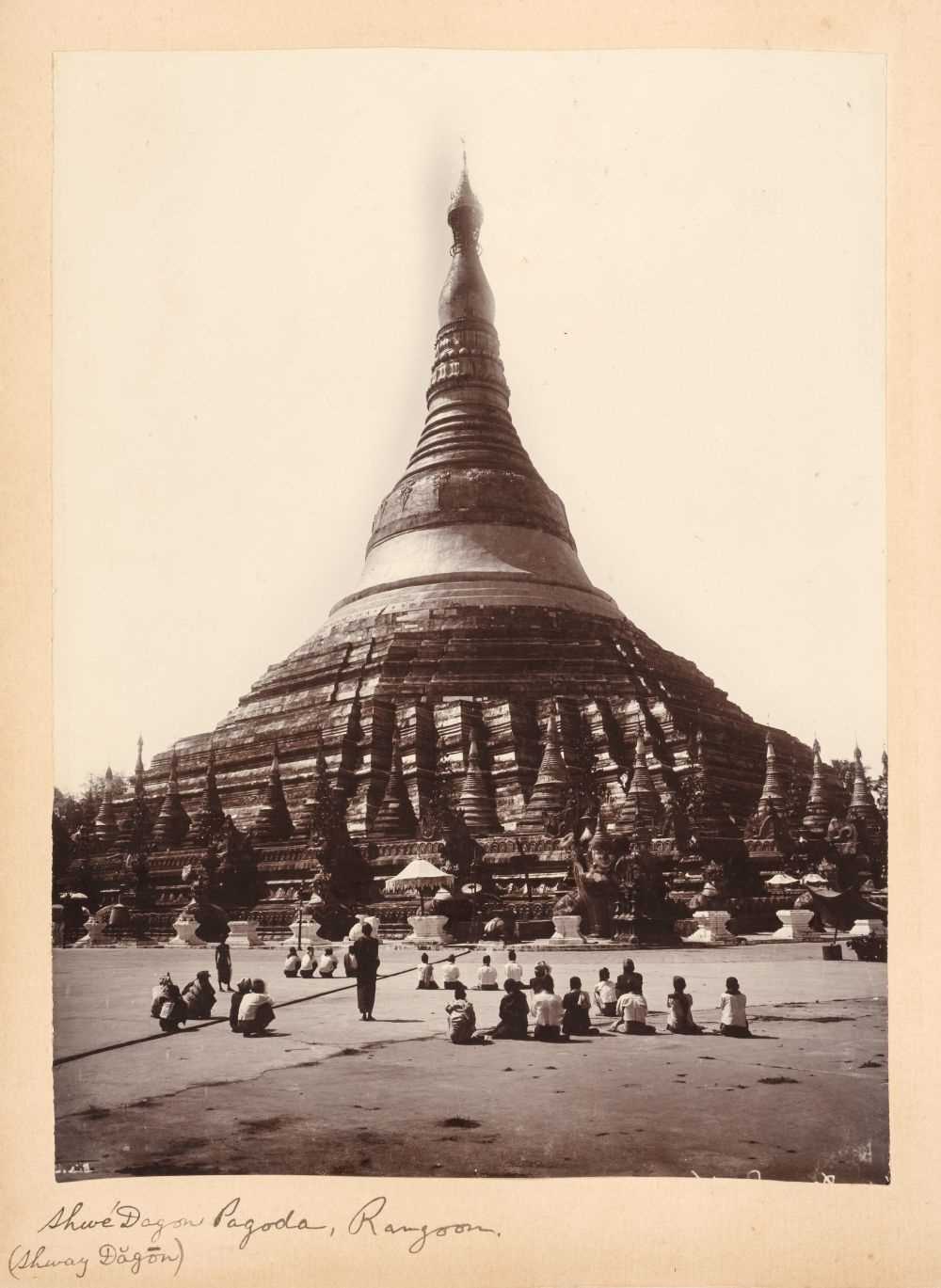 Lot 10 - Burma. An album of photographs of Burmese people and scenes