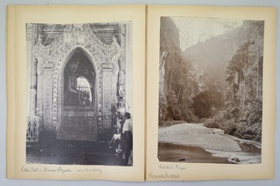 Lot 10 - Burma. An album of photographs of Burmese people and scenes