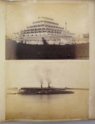 Lot 10 - Burma. An album of photographs of Burmese people and scenes