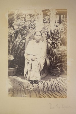 Lot 10 - Burma. An album of photographs of Burmese people and scenes