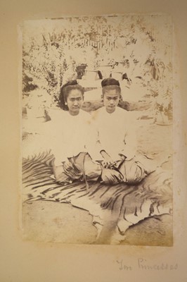 Lot 10 - Burma. An album of photographs of Burmese people and scenes