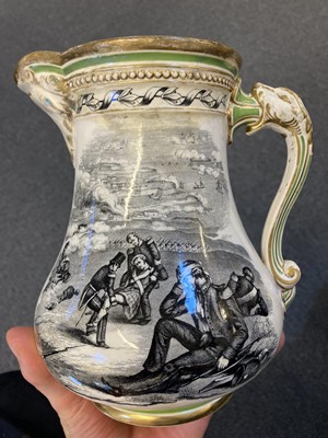 Lot 364 - Crimean War. Sunderland Lustre Jug, commemorating the Crimean War, 1854-56
