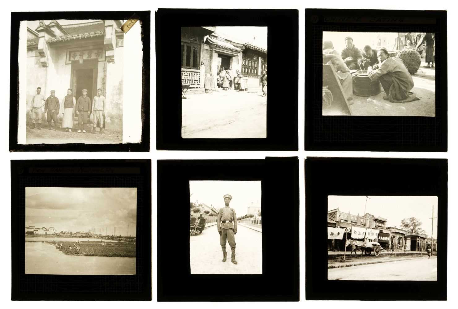 Lot 27 - China. A group of approximately 170 magic lantern slides