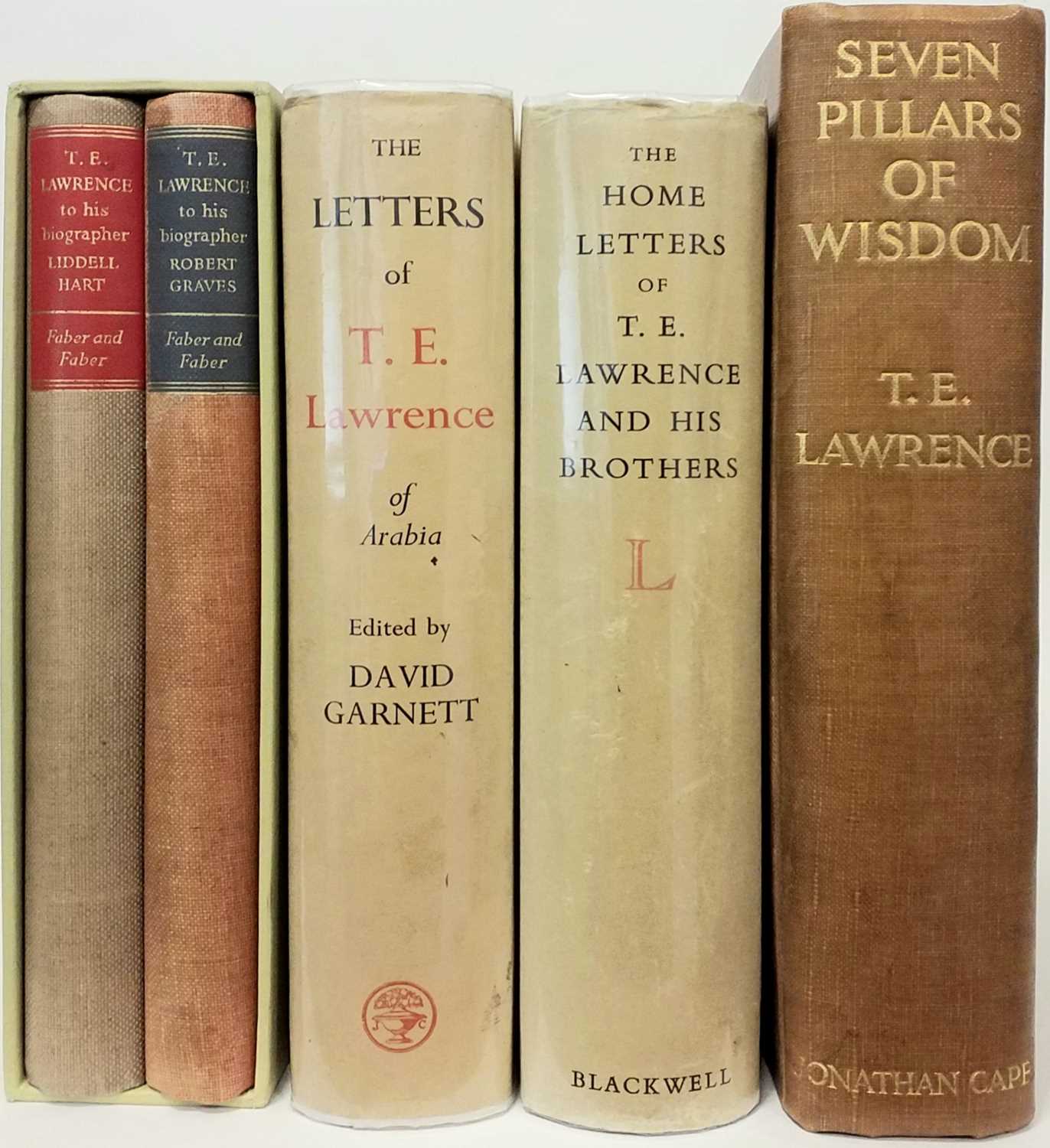 Lot 186 - Lawrence (T. E.). to his biographer Liddell Hart, to his biographer Robert Graves, 2 volumes, 1938