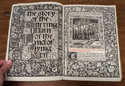 Lot 648 - Kelmscott Press. The Story of the Glittering Plain, 1894