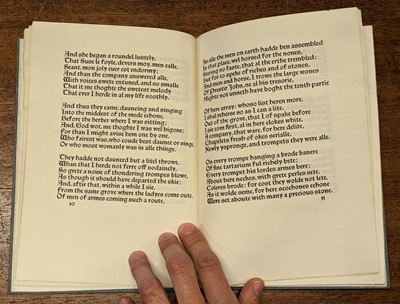 Lot 644 - Kelmscott Press. The Floure and the Leafe, 1896