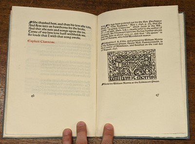 Lot 644 - Kelmscott Press. The Floure and the Leafe, 1896