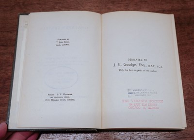 Lot 37 - Negi (T. Jadh Singh Bagli). Himalayan Travels, 1st edition, Calcutta, 1920