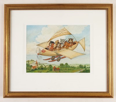 Lot 509 - Wain (Louis, 1860-1939). Flying Cats