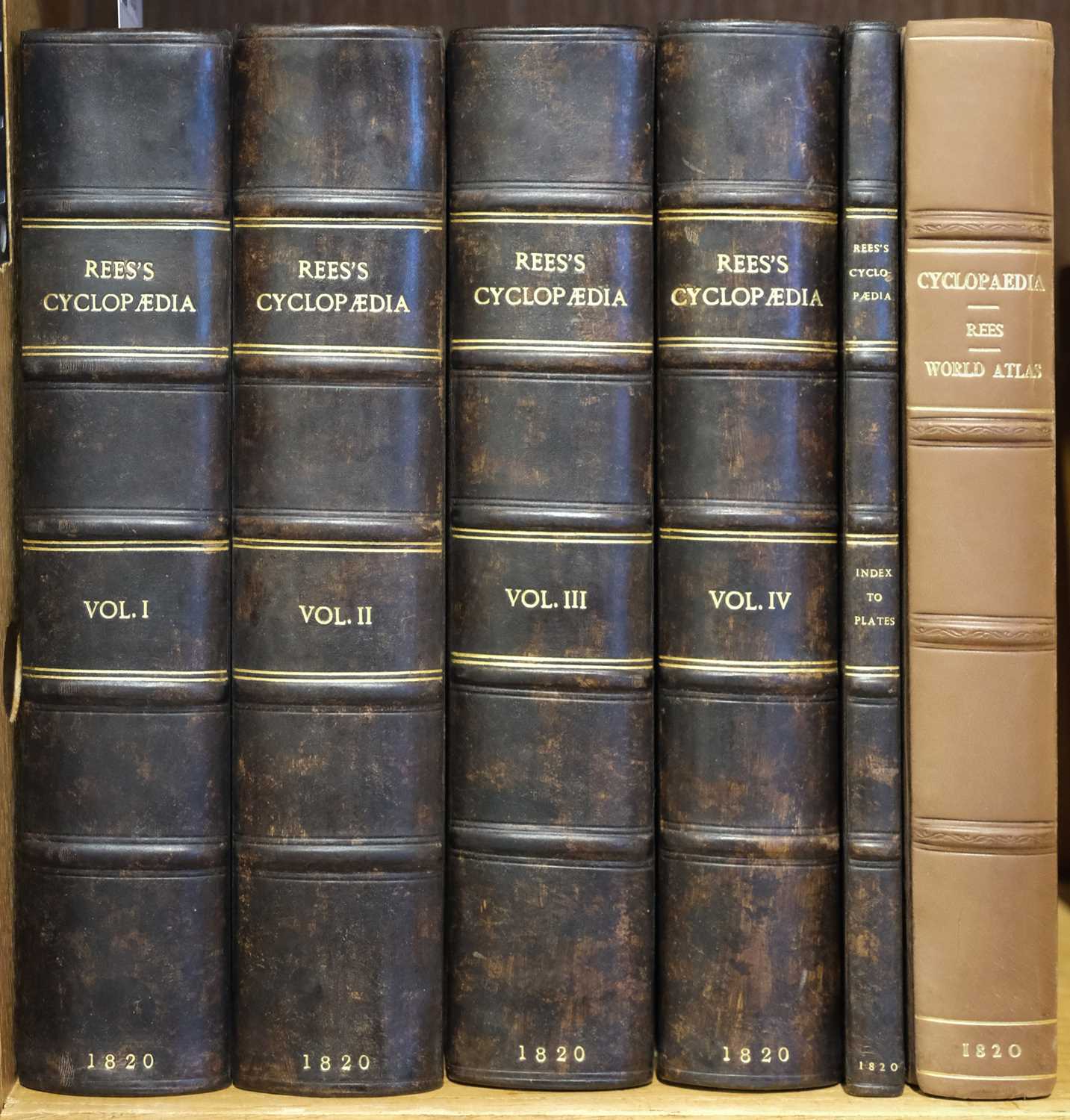Lot 105 - Rees (Abraham). The Cyclopaedia; or, Universal Dictionary of Arts, Science, and Literature, plate volumes 1-4 & 6 (World Atlas), London: Longman..., 1820