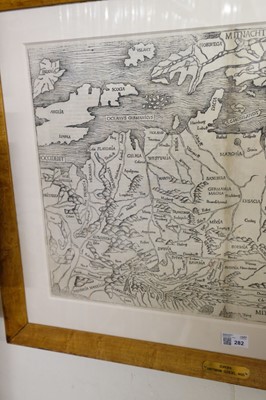 Lot 282 - Europe. Schedel (Hartmann) Untitled map of Northern & Central Europe [1493]