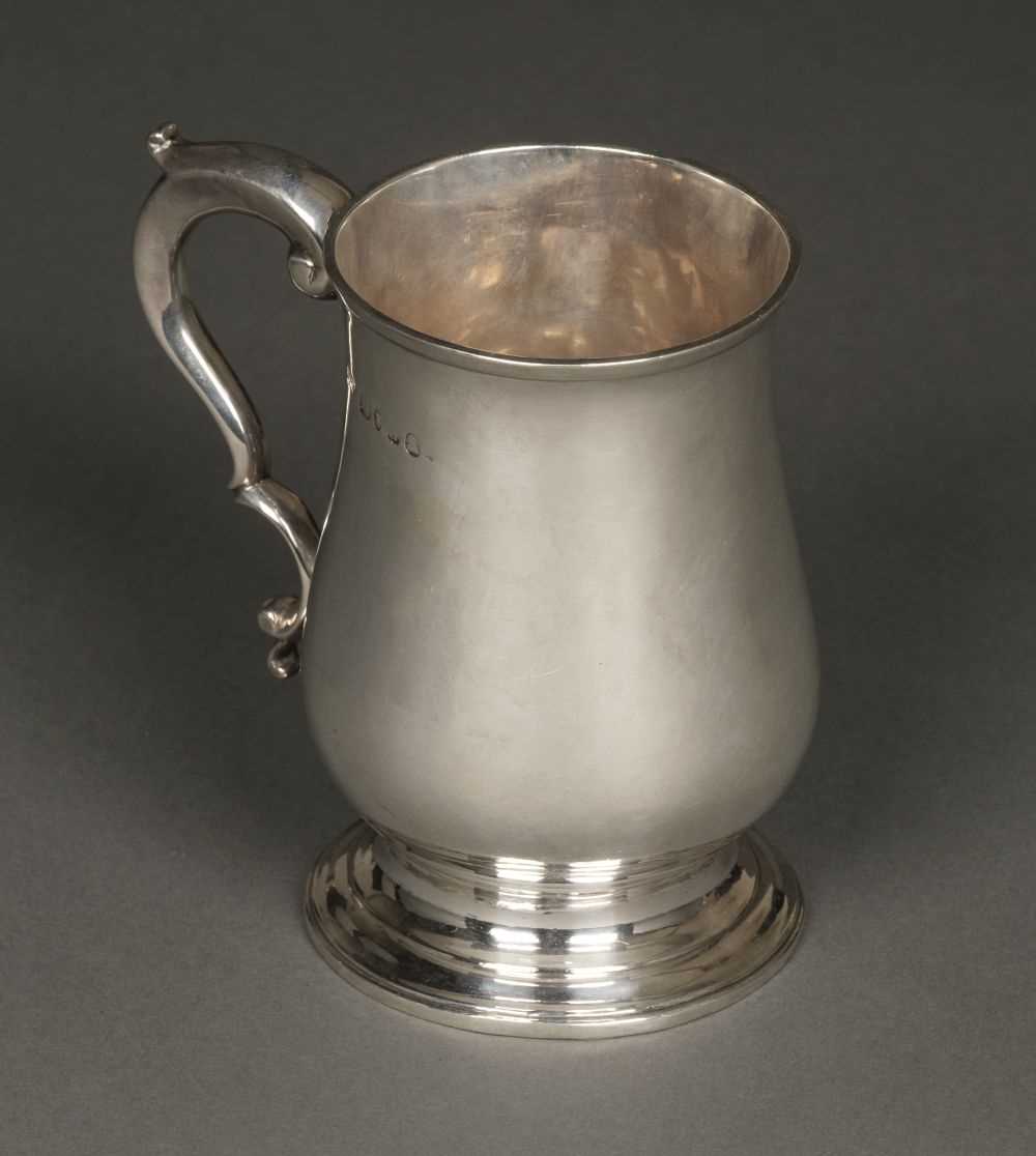 Lot 31 - Tankard. George II silver tankard by William Bateman I, London, 1779