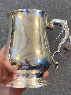 Lot 31 - Tankard. George II silver tankard by William Bateman I, London, 1779