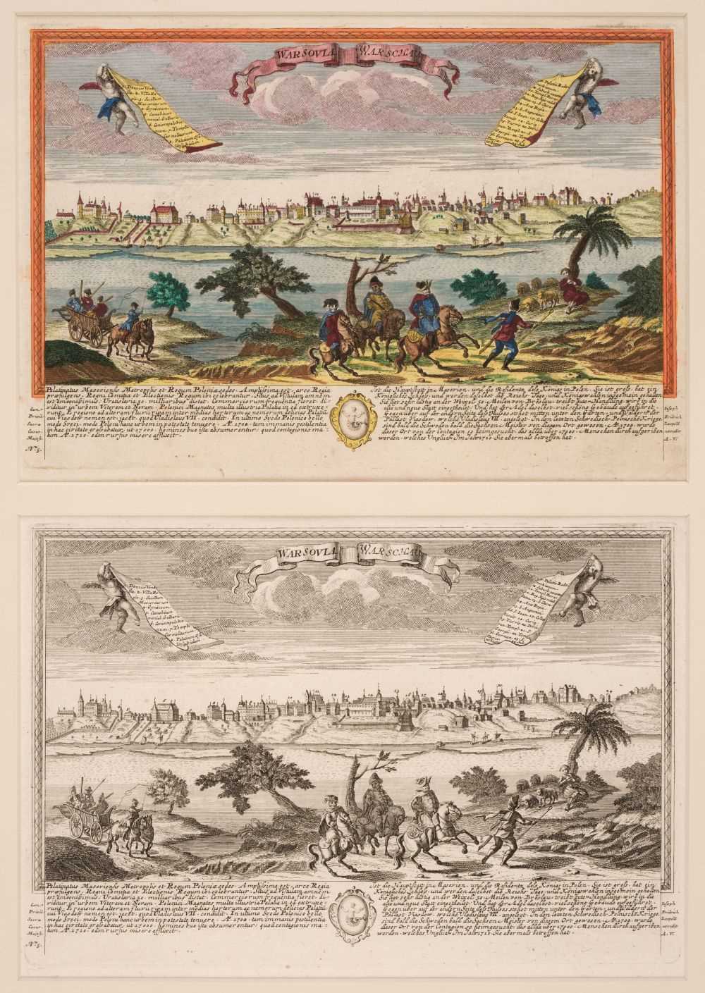 Lot 194 - Warsaw. Leopold (Joseph F.), Warsovia Warschau, circa 1730