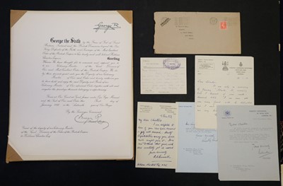 Lot 279 - Military Ephemera. A collection of European military documents, circa 1870s/1940s