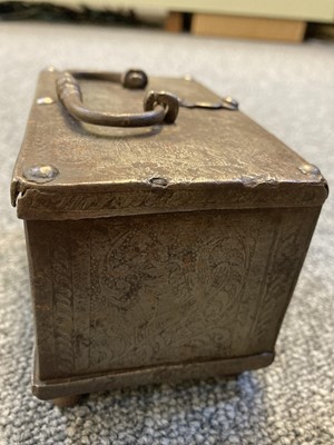 Lot 47 - Casket. German Nuremberg casket, probably 17th century