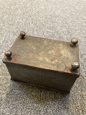 Lot 47 - Casket. German Nuremberg casket, probably 17th century