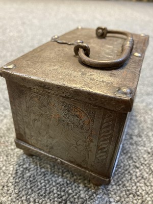 Lot 47 - Casket. German Nuremberg casket, probably 17th century