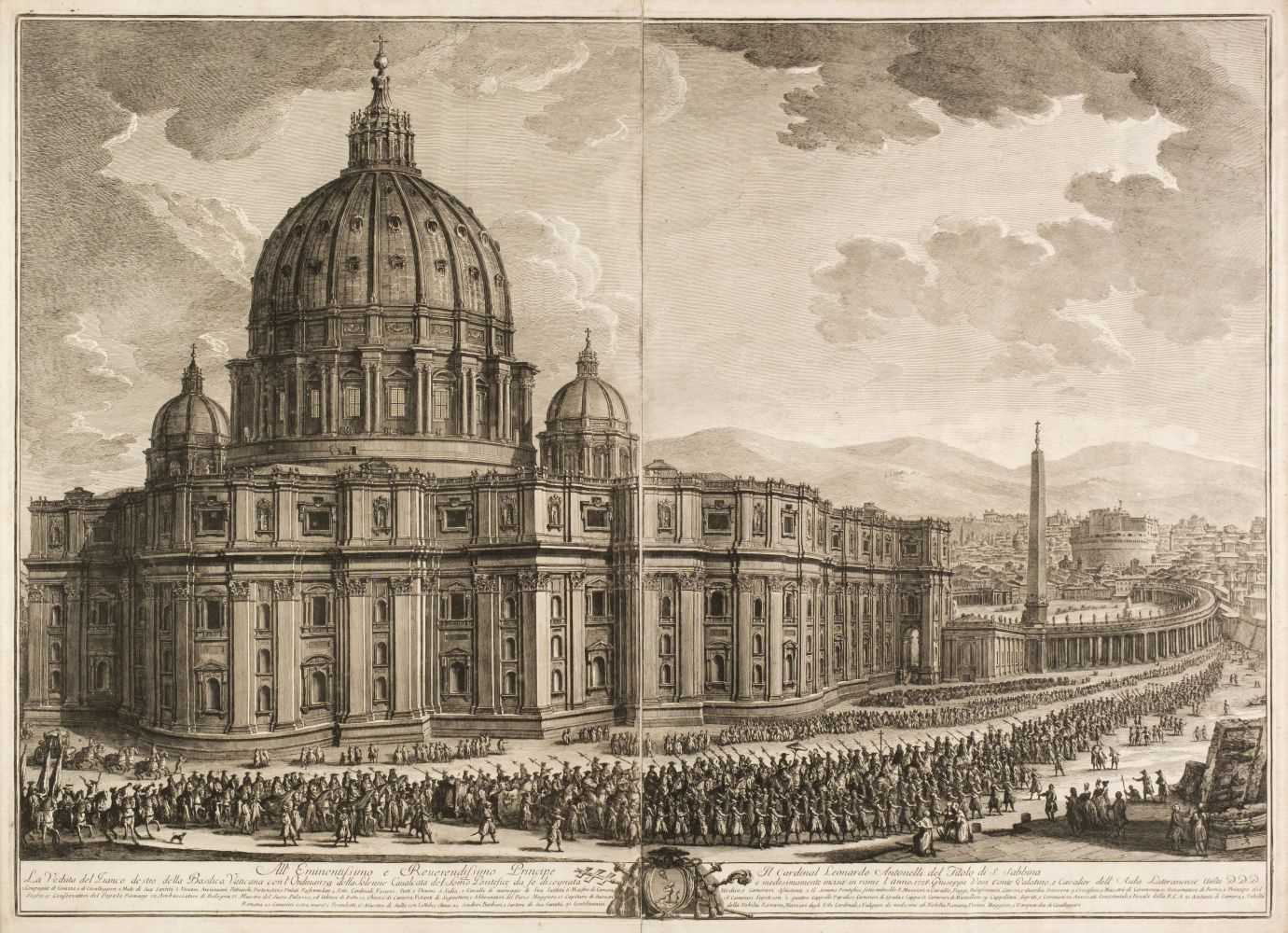 Lot 317 - Vasi (Giuseppe, 1710-1782). Two etchings, 1775 & 1778