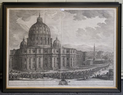 Lot 317 - Vasi (Giuseppe, 1710-1782). Two etchings, 1775 & 1778