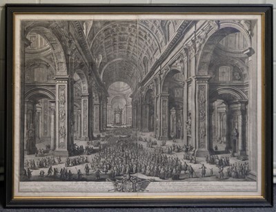 Lot 317 - Vasi (Giuseppe, 1710-1782). Two etchings, 1775 & 1778