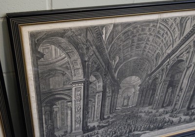 Lot 317 - Vasi (Giuseppe, 1710-1782). Two etchings, 1775 & 1778