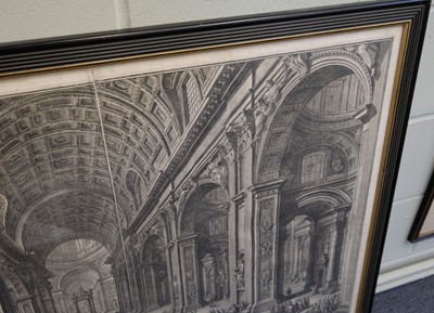 Lot 317 - Vasi (Giuseppe, 1710-1782). Two etchings, 1775 & 1778