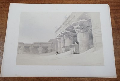 Lot 244 - Roberts (David). A collection of eleven views in Egypt & Nubia, F. G. Moon, 1846 - 47