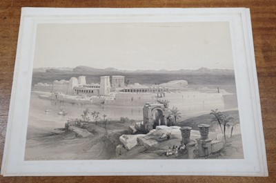 Lot 244 - Roberts (David). A collection of eleven views in Egypt & Nubia, F. G. Moon, 1846 - 47