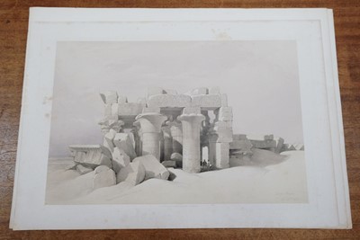 Lot 244 - Roberts (David). A collection of eleven views in Egypt & Nubia, F. G. Moon, 1846 - 47