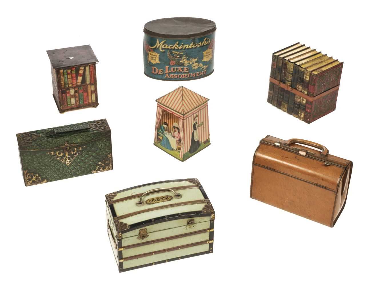 Lot 41 - Advertising Tins. Huntley & Palmers and others