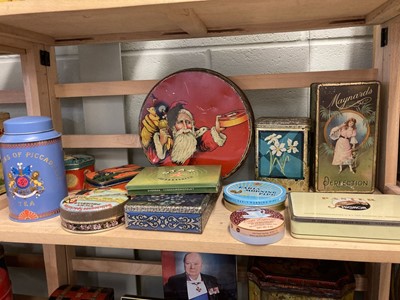 Lot 41 - Advertising Tins. Huntley & Palmers and others
