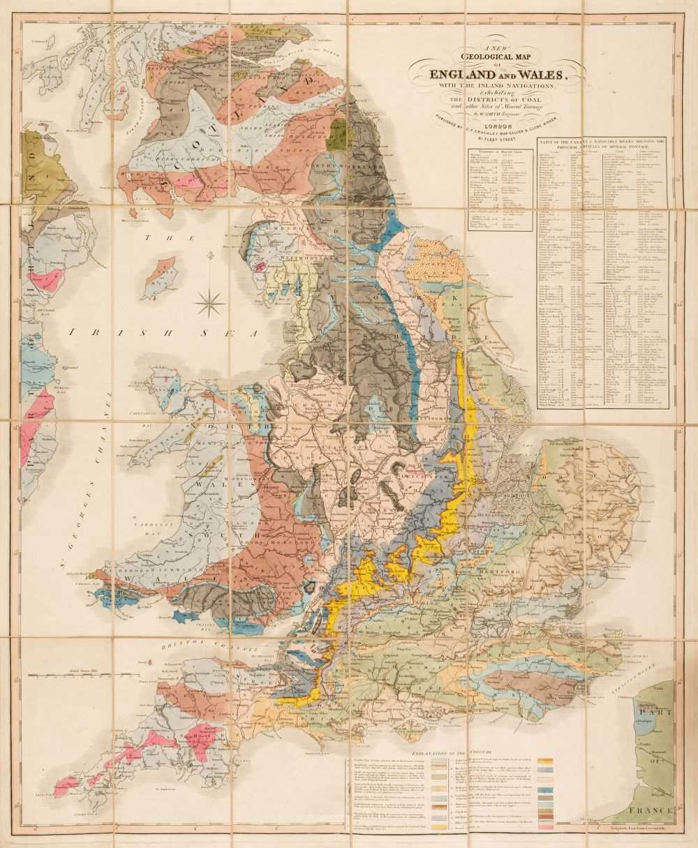 Lot 141 - England & Wales. Smith (William), A New Geological Map of England & Wales..., circa 1845