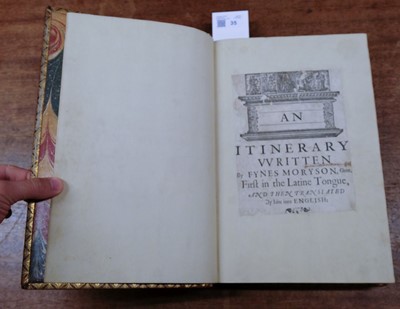Lot 35 - Moryson (Fynes).An Itinerary, 1617