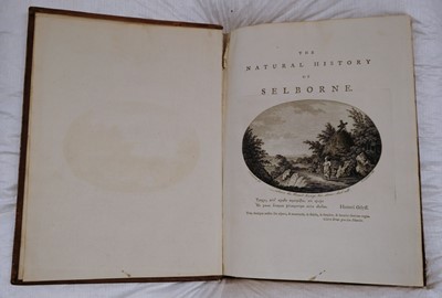 Lot 114 - White (Gilbert). Natural History and Antiquities of Selborne, 1st edition, 1789