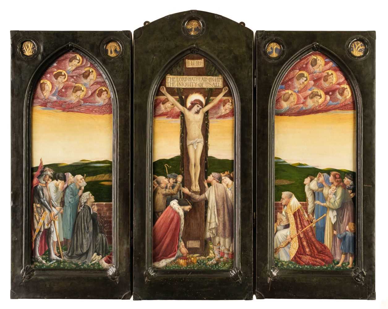Lot 575 - Sleigh (Bernard, 1872-1954). The Crucifixion: A Triptych, 1929