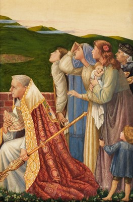 Lot 575 - Sleigh (Bernard, 1872-1954). The Crucifixion: A Triptych, 1929