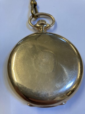 Lot 40 - Pocket Watch. Edwardian 14K gold pocket watch by J. Barth & Fils, Geneva
