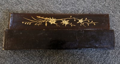 Lot 52 - Fan. A hand-painted fan, Chinese, mid 19th century