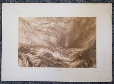 Lot 390 - Turner (Joseph Mallord Willam, 1775-1851). Penmaen-Mawr, Caernarvonshire, [1834]
