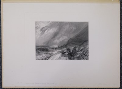 Lot 390 - Turner (Joseph Mallord Willam, 1775-1851). Penmaen-Mawr, Caernarvonshire, [1834]