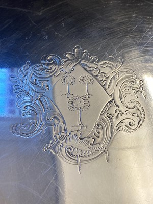 Lot 213 - Salver. George II silver salver by George Wickes, London 1753