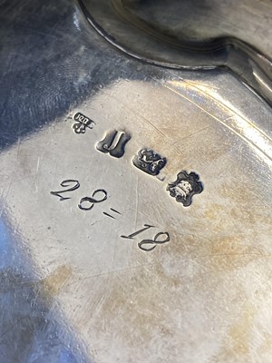 Lot 213 - Salver. George II silver salver by George Wickes, London 1753