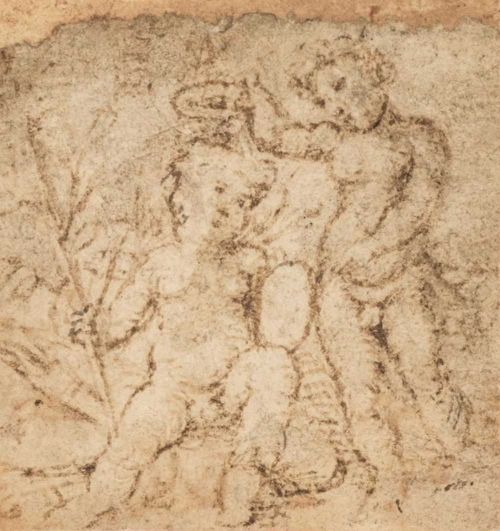 Lot 10 - Raphael Sanzio (da Urbino, 1483-1520). Infant Saint John baptising...