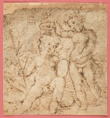 Lot 10 - Raphael Sanzio (da Urbino, 1483-1520). Infant Saint John baptising...