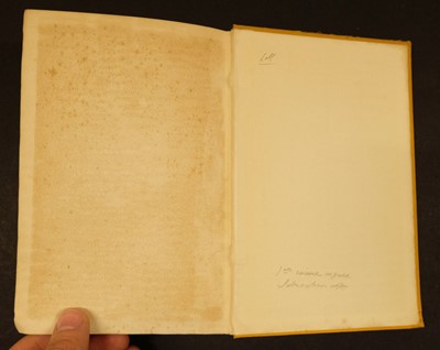 Lot 900 - Woolf (Virginia). Jacob's Room, 1st edition, Hogarth Press, 1922, one of 40 subscribers' copies