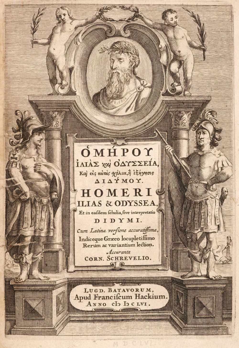 Lot 296 - Homer. Ilias & Odyssea, 1656