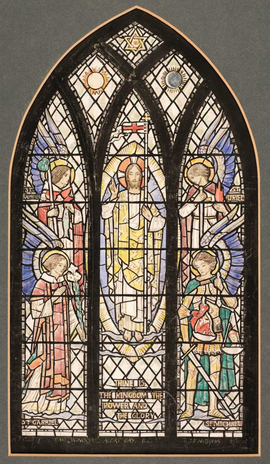 Lot 272 - Nuttgens (Joseph Edward, 1892-1982). East Window, Alert Bay, B[ritish] C[olumbia], 1930